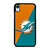 MIAMI DOLPHINE LOGO MASCOT iPhone XR Case