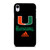 MIAMI HURRICANES ADIDAS iPhone XR Case