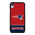 NEW ENGLAND PATRIOTS STRIPS FOOTBALL LOGO iPhone XR Case