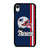 NEW ENGLAND PATRIOTS STRIPS HELMET iPhone XR Case