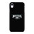 PHILADELPHIA EAGLES LOGO BLACK iPhone XR Case