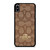 COACH NEW YORK PATTERN BROWN iPhone XS Max Case
