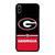 GEORGIA BULDOGS STRIPS iPhone XS Max Case