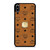 MCM WORLD WIDE BROWN LEATHER EMBLEM iPhone XS Max Case