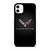 CORVETTE SYMBOLS BLACK iPhone 11 Case