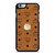 MCM WORLD WIDE BROWN LEATHER EMBLEM iPhone 6 / 6S Case