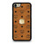 MCM WORLD WIDE BROWN LEATHER EMBLEM iPhone 7 Case