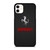 FERRARI LOGO RED CARBON iPhone 11 Case