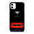 FORD MUSTANG CAR RED iPhone 11 Case