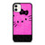 HELLO KITTY PINK BLACK iPhone 11 Case