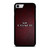 COACH NEW YORK LOGO RED LEATHER iPhone SE 2022 Case