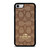 COACH NEW YORK PATTERN BROWN iPhone SE 2022 Case