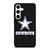 DALLAS COWBOYS FOOTBALL BLACK WALL Samsung Galaxy S24 Case