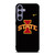 IOWA STATE FOOTBALL BLACK WALLPAPER Samsung Galaxy S24 Plus Case