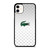LACOSTE SILVER PATTERN iPhone 11 Case