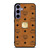 MCM WORLD WIDE BROWN LEATHER EMBLEM Samsung Galaxy S24 Plus Case