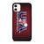 MAJOR BASEBALL LEAGUE LOGO RED iPhone 11 Case