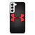 UNDER ARMOUR BLACK SYMBOL RED Samsung Galaxy S22 Case