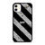 OFF WHITE LOGO STRIPE iPhone 11 Case