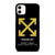 OFF WHITE YELLOW LOGO X APPLE iPhone 11 Case