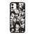 ONE PIECE CHARACTER BLACK WHITE iPhone 11 Case