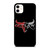 OUTLAW LOGO RED SILVER METAL iPhone 11 Case