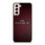 COACH NEW YORK LOGO RED LEATHER Samsung Galaxy S21 Case