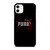 PUMA LOGO RED BLOCK iPhone 11 Case