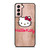 HELLO KITTY FACE WOOD Samsung Galaxy S21 Case