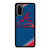ATLANTA BRAVES ICON BALL BASEBALL Samsung Galaxy S20 Case