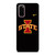 IOWA STATE FOOTBALL BLACK WALLPAPER Samsung Galaxy S20 Case