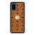 MCM WORLD WIDE BROWN LEATHER EMBLEM Samsung Galaxy S20 Plus Case