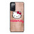 HELLO KITTY FACE WOOD Samsung Galaxy S20 FE Case