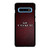 COACH NEW YORK LOGO RED LEATHER Samsung Galaxy S10 Plus Case