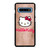 HELLO KITTY FACE WOOD Samsung Galaxy S10 Plus Case