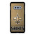 NEW ORLEANS SAINTS LOGO AND BACKGROUND Samsung Galaxy S10e Case