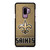 NEW ORLEANS SAINTS LOGO AND BACKGROUND Samsung Galaxy S9 Plus Case