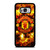 MANCHESTER UNITED FOOTBALL CLUB ON FIRE Samsung Galaxy S8 Case