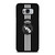 REAL MADRID FC LOGO BLACK WHITE Samsung Galaxy S8 Case