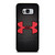 UNDER ARMOUR BLACK SYMBOL RED Samsung Galaxy S8 Case