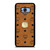 MCM WORLD WIDE BROWN LEATHER EMBLEM Samsung Galaxy S8 Plus Case