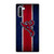 ATLANTA BRAVES MLB LOGO STRIPS Samsung Galaxy Note 10 Case