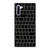 BLACK KEYBOARD PATTERN Samsung Galaxy Note 10 Case