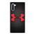 UNDER ARMOUR BLACK SYMBOL RED Samsung Galaxy Note 10 Case
