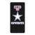 DALLAS COWBOYS FOOTBALL BLACK WALL Samsung Galaxy Note 9 Case