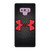 UNDER ARMOUR BLACK SYMBOL RED Samsung Galaxy Note 9 Case UNDER ARMOUR BLACK SYMBOL RED Samsung Galaxy Note 9 Case