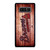 ATLANTA BRAVES BASEBALL WOOD Samsung Galaxy Note 8 Case