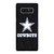 DALLAS COWBOYS FOOTBALL BLACK WALL Samsung Galaxy Note 8 Case
