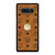 MCM WORLD WIDE BROWN LEATHER EMBLEM Samsung Galaxy Note 8 Case