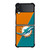 MIAMI DOLPHINE LOGO MASCOT Samsung Galaxy Z FLip 3 5G Case Cover